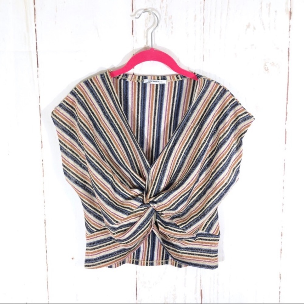 Zara cropped blouse